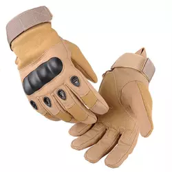Універсальні повнопалі рукавички із захистом кісточок койот 8002-XL