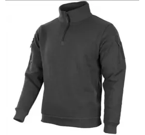 Кофта тактична Чорна Mil-Tec Tactical Sweatshirt 11472502-М