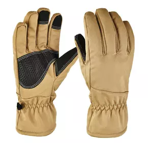 Водовідштовхувальні захисні вітрозахисні Softshell на флісі зимові рукавички Койот 9003-XL
