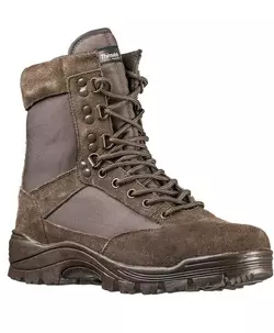 Черевики тактичні демісезонні Mil-Tec Side zip boots на блискавці Коричневі 12822109 розмір 38