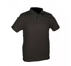Тактична футболка поло Mil-Tec tactical quickdry poloshirt Black 10961002