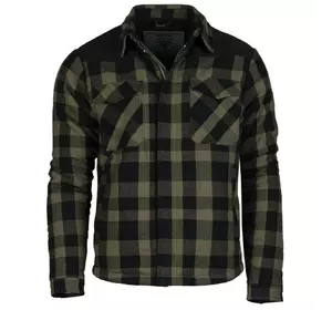 Куртка в стилі дроворуба (чорний оливковий) 10370501 Mil-Tec Lumber Jacket розмір М