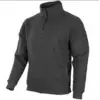Кофта тактична Чорна Mil-Tec Tactical Sweatshirt 11472502-ХL