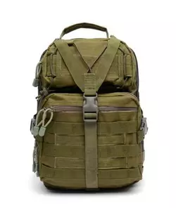 Тактична сумка чоловіча на одне плече 18 л олива D3-takt18l-2