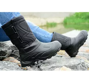 Тактичні зимові чоботи водонепроникні Чорні SnowBoots2-43