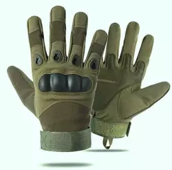 Універсальні повнопалі тактичні рукавички із захистом кісточок D3-PT359 розмір L