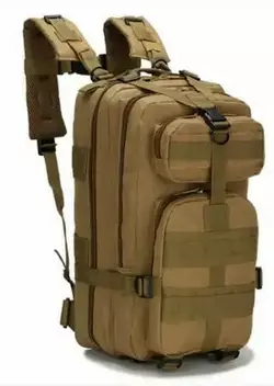 Тактичний похідний рюкзак на 25 л Койот D3-GGL-102