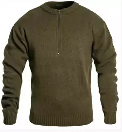Тактичний швейцарський светр Mil-Tec олива 10809501-S