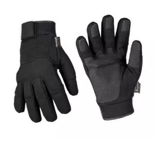 Рукавички армійські зимові тактичні з мембраною Mil-tec 12520802 Чорні Army Gloves Winter Thinsulate-L