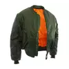 Тактична двостороння куртка бомбер Mil-Tec ma1 олива 10403001 розмір M