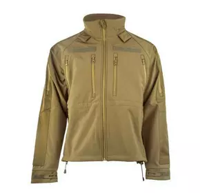 Куртка Soft Shell вітро-волого непроникна  Mil-Tec scu14 Coyote 10859005
