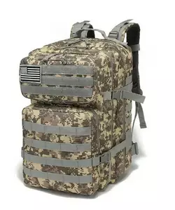 Тактичний похідний рюкзак на 45 л D3-GGL-306 Сірий піксель