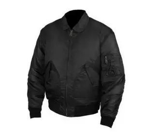 Тактична куртка бомбер Mil-Tec CWU BLACK 2XL чорна 10404502