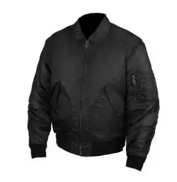 Тактична куртка бомбер Mil-Tec CWU BLACK 2XL чорна 10404502