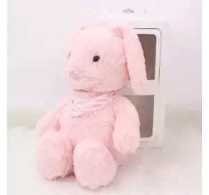 М'яка іграшка Заєць 18х50 см, Рожевий CLTY-03P.у подарунковій упаковці