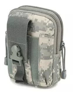 Тактична сумка на пояс, підсумок, органайзер Сірий піксель D3-PRM-4