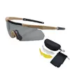 Захисні тактичні сонцезахисні окуляри ESS Койот 3 комплектів. лінз.Товщина лінз 3 мм!
