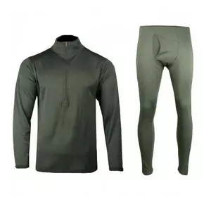 Флісова тактична термобілизна Mil-Tec Thermofleece Underwear gen. III Level 2 - Olive -11222001 -XL