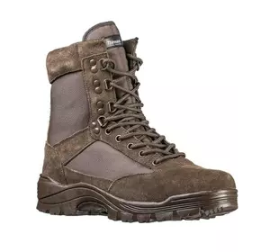 Черевики тактичні демісезонні Mil-Tec Side zip boots на блискавці Коричневі 12822109 розмір 37