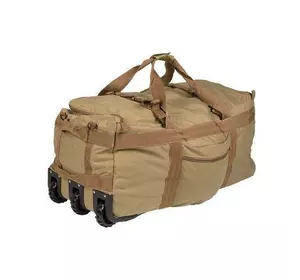 Сумка-рюкзак транспортна на колесах Койот 118л. Mil-Tec 13854005