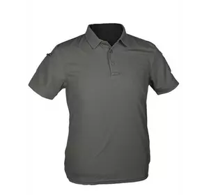 Тактична футболка поло Mil-Tec tactical quickdry poloshirt Grey 10961008