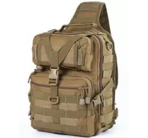Тактична сумка чоловіча на одне плече 18 л койот D3-takt18l-3