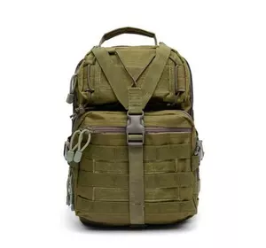 Тактична сумка чоловіча на одне плече 18 л олива D3-takt18l-2
