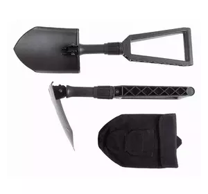 Складна саперна лопата армійська Mil-Tec Black 15522100