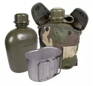 Армійська фляга з підстаканником та чохлом Mil-tec multicam 14506020