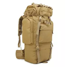Тактичний похідний рюкзак D3-GGL-502 65л Койот